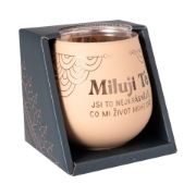 Obrázek Zrcadlový svícen - Miluji Tě