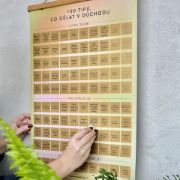 Obrázek Stírací plakát - 100 tipů, co dělat v důchodu