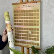 Obrázek Stírací plakát - 100 tipů, co dělat v důchodu