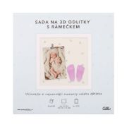 Obrázek Fotorámeček pro miminko se sadou na 3D odlitky – pro holčičku