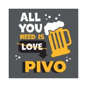 Obrázek Pánské tričko - All you need is pivo, vel. XL