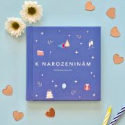 Obrázek Minikniha - K narozeninám