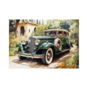 Obrázek Puzzle Zelený Rolls-Royce 500 dílků
