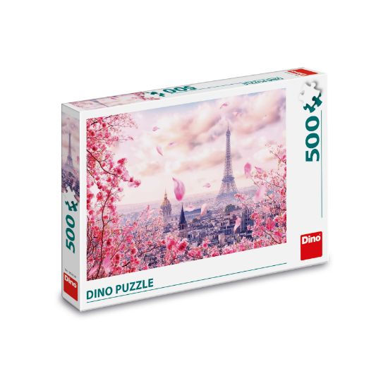 Obrázek Puzzle Eiffelovka v růžovém 500 dílků