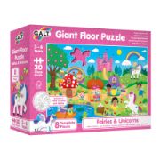 Obrázek Velké podlahové puzzle - Víly a jednorožci