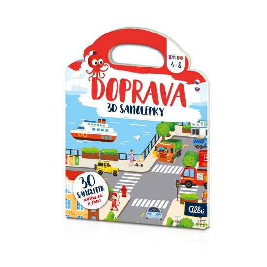 Obrázek 3D samolepky: Doprava - Kvído