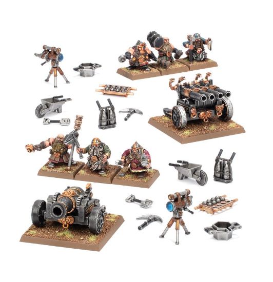Obrázek DWARFEN M/HOLDS:DWARF CANNON & ORGAN GUN