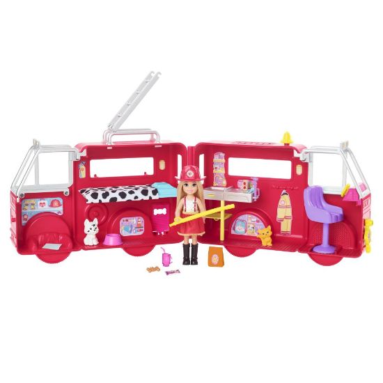 Obrázek Barbie Chelsea hasičské auto 
