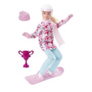 Obrázek Barbie zimní sporty panenka asst 