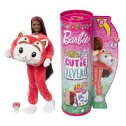 Obrázek Barbie CUTIE REVEAL Barbie v kostýmu -  kotě v červeném kostýmu Pandy 