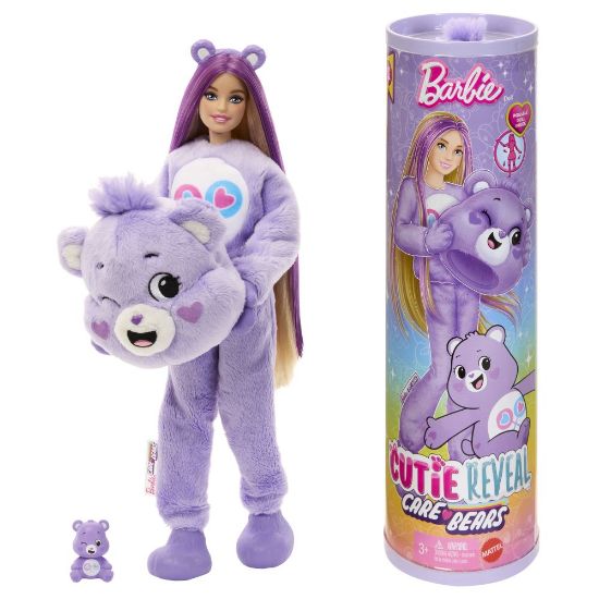 Obrázek Barbie CUTIE REVEAL Barbie a starostliví medvídci  - FIALOVÁ