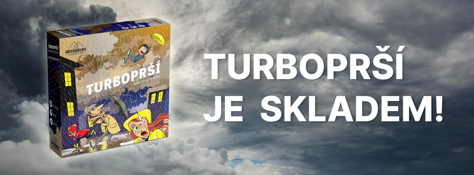 Postřehová hra Turboprší je skladem