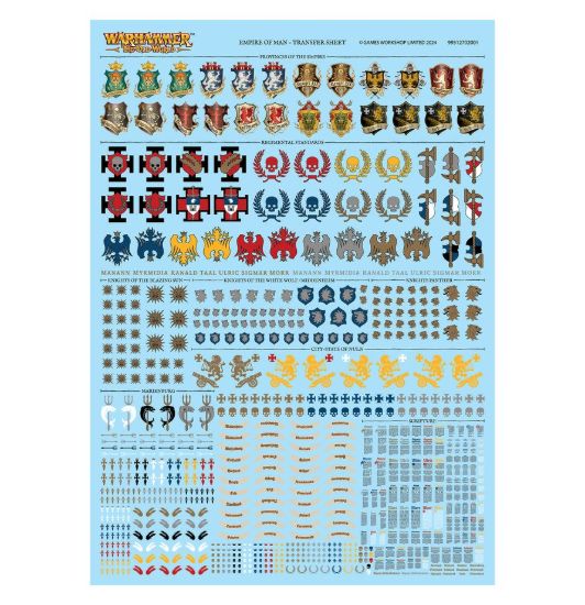 Obrázek Empire Of Man Transfer Sheet