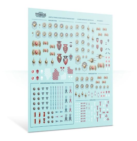 Obrázek Adeptus Titanicus Legio Mortis Transfer Sheet
