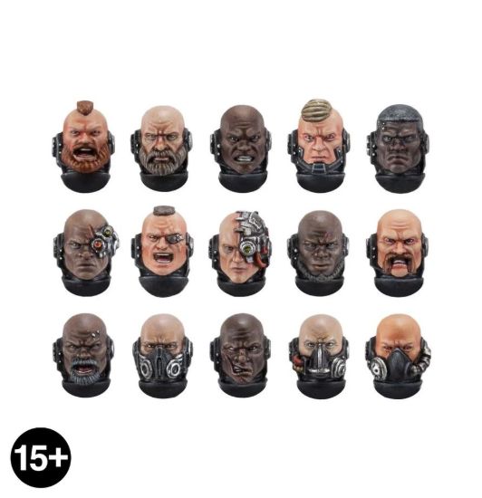 Obrázek Legiones Astartes – Character Heads Upgrade Set 1