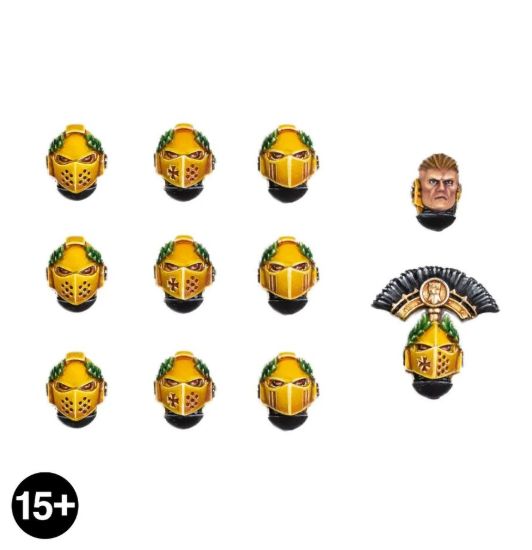 Obrázek Imperial Fists MKVI Heads