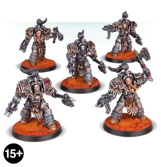 Obrázek Space Wolves – Varagyr Wolf Guard Terminators