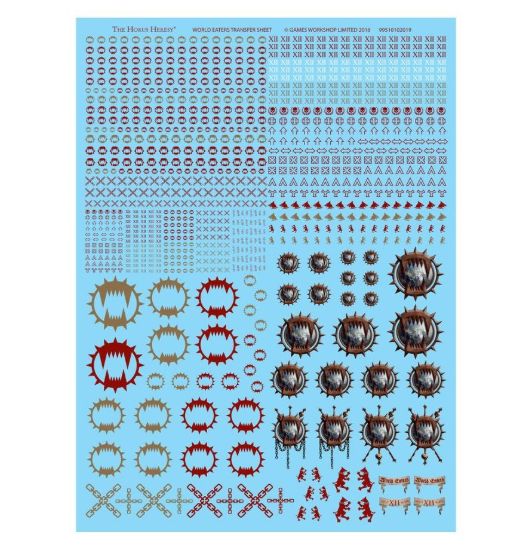 Obrázek World Eaters Legion Transfer Sheet