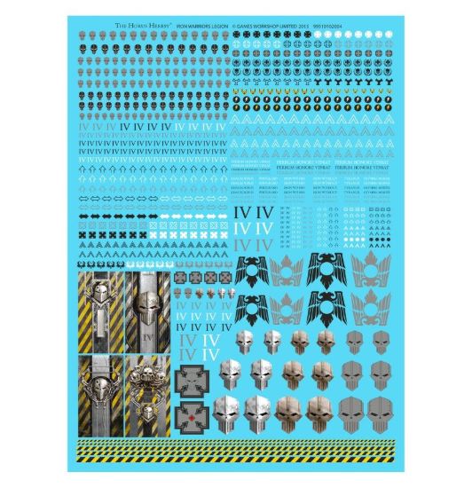 Obrázek Iron Warriors Legion Transfer Sheet
