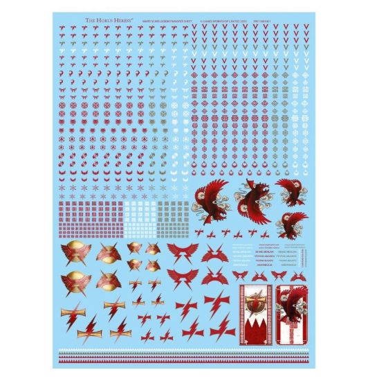 Obrázek White Scars Legion Transfer Sheet
