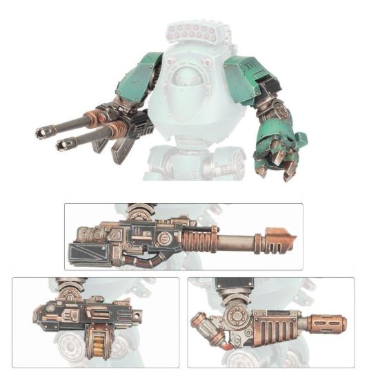 Obrázek Contemptor Dreadnought Weapons Frame 1