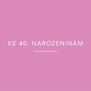 Obrázek Minikniha Ke 40. narozeninám - Speciální retro edice