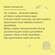 Obrázek Minikniha Ke 40. narozeninám - Speciální retro edice