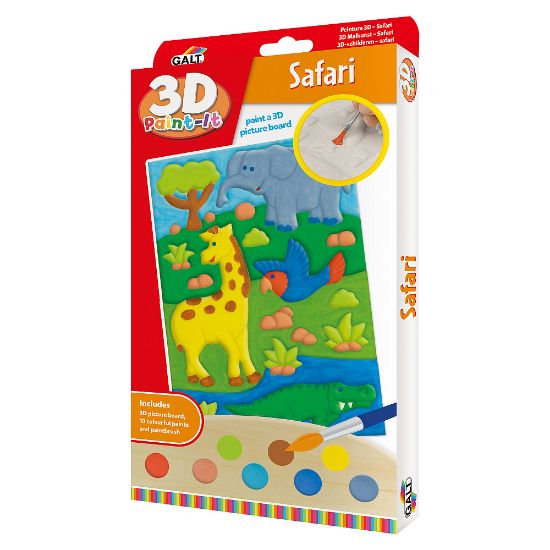 Obrázek 3D omalovánky - Safari