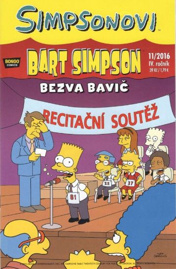 Bart Simpson 39:11/2016 Bezva bavič