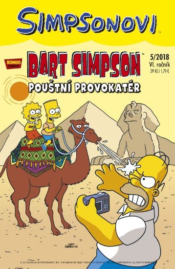 Bart Simpson 57:05/2018 Pouštní provokatér