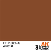 Obrázek AK Interactive: General Series - Deep Brown (intense)