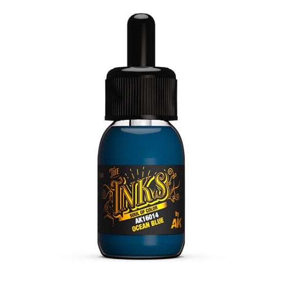 Obrázek AK Interactive: Inks - Ocean Blue