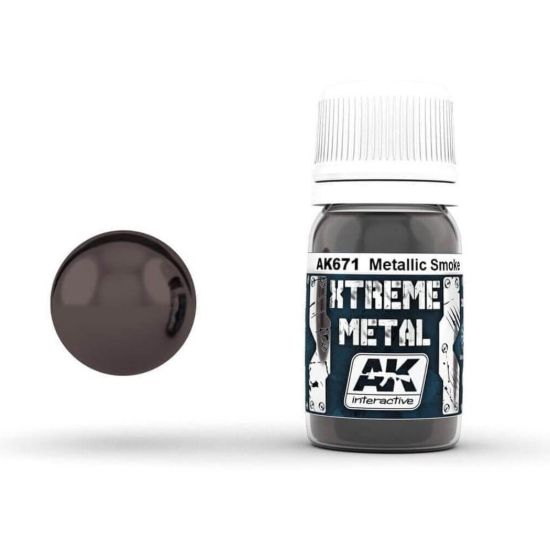 Obrázek AK Interactive: Xtreme Metal - Smoke Metallic