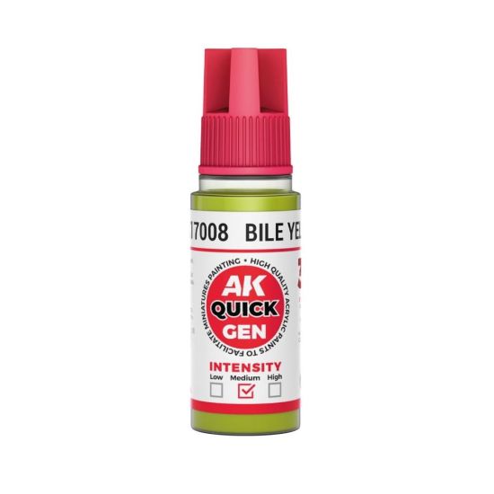 Obrázek AK Interactive: Quick Gen - Bile Yellow 18 ml