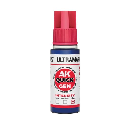 Obrázek AK Interactive: Quick Gen - Ultramarine Blue 18 ml