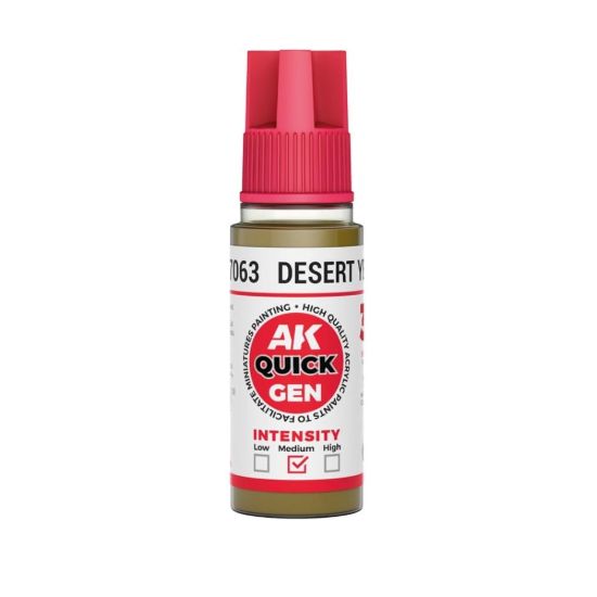 Obrázek AK Interactive: Quick Gen - Desert Yellow 18 ml