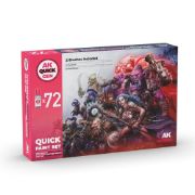 Obrázek AK Interactive: Quick Gen - Quick Paint Set (72 barev a 2 štětce)