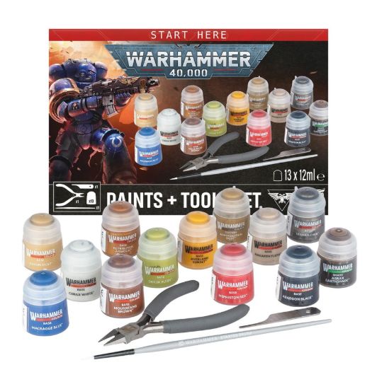 Obrázek Warhammer 40,000: Paint + Tools set