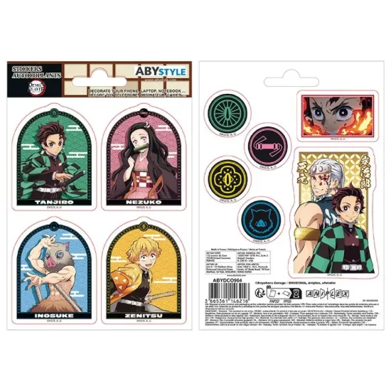 Sada samolepek Demon Slayer - Entertainment District