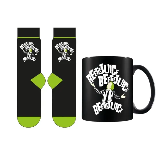 Dárková sada Beetlejuice - Hrnek a ponožky