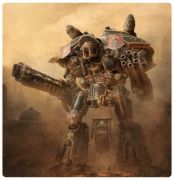 Legions Imperialis: Warlord Titan with Volkite Destructor and Macro-Gatling Blaster