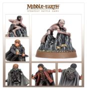 Frodo Baggins™, Samwise Gamgee™ and Gollum™ in Emyn Muil