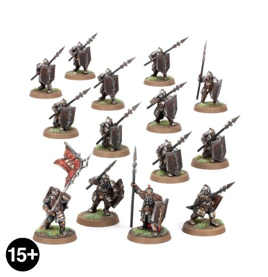 Iron Hills Dwarf Warriors with Spears Warband