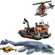 Obrázek Útok dinosaura mosasaura na loď