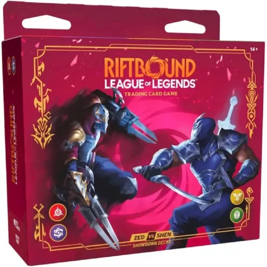 Obrázek Riftbound TCG League of Legends: S04 Vendetta Showdown Zed vs Shen Deck