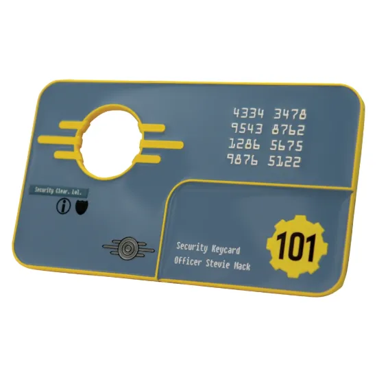Sběratelský ingot Fallout 3 - Vault 101 Security Keycard