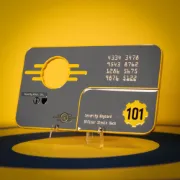 Sběratelský ingot Fallout 3 - Vault 101 Security Keycard