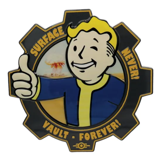 Plaketa Fallout - Vault Boy