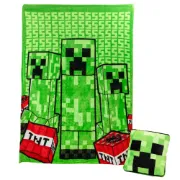 Polštářová deka Minecraft - Creeper