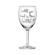 Obrázek Vinná sklenice - All you need is wine